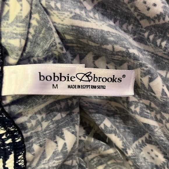 Bobbie Brooks Strapless Pull Up Jumpsuit Medium Jogger Elastic Tie Waist Boho - Picture 3 of 10